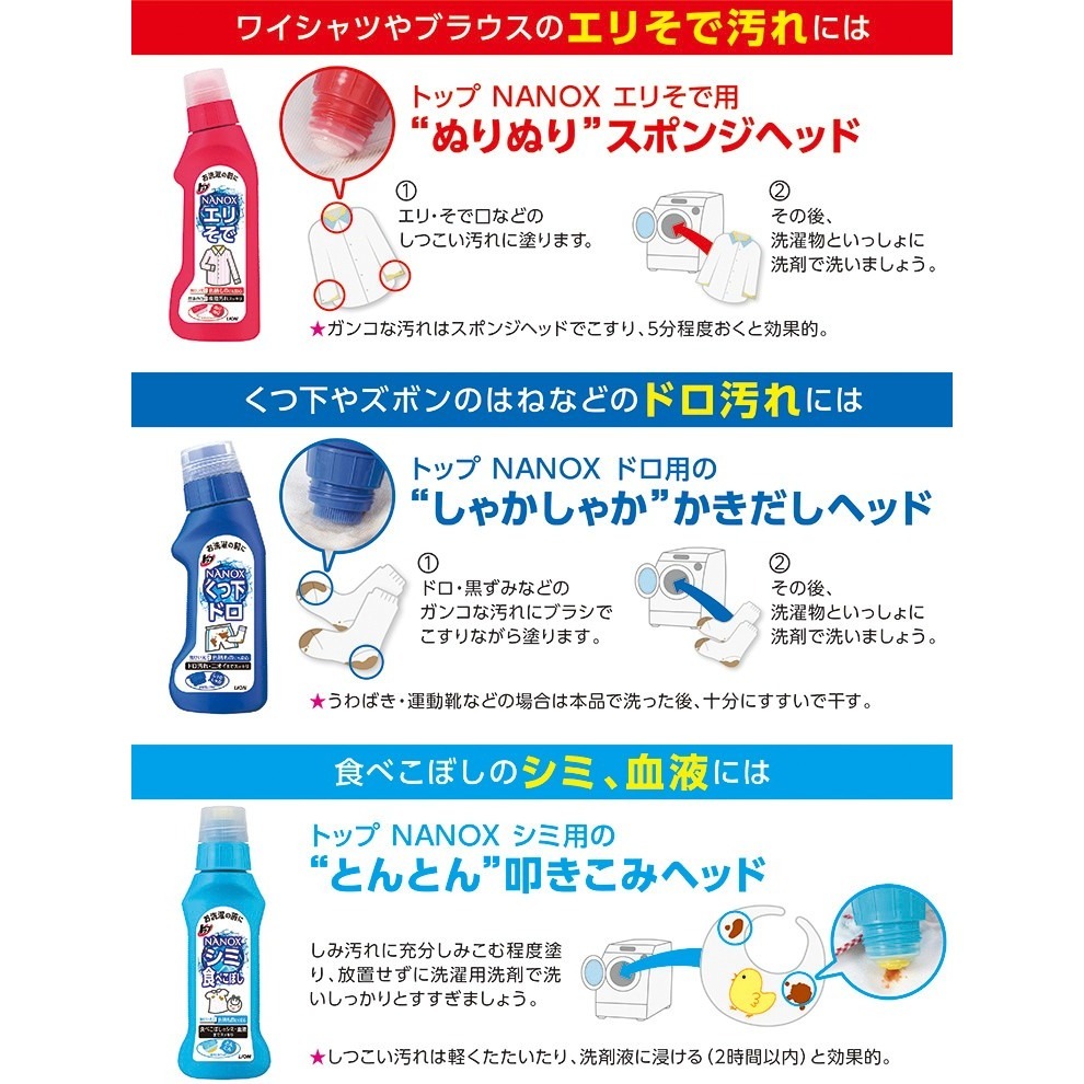 Lion 局部衣物強力清潔劑 日本 獅王 酵素去汙劑 衣服去污劑 血漬 口紅 衣領 袖口 漂白 鞋襪-細節圖4