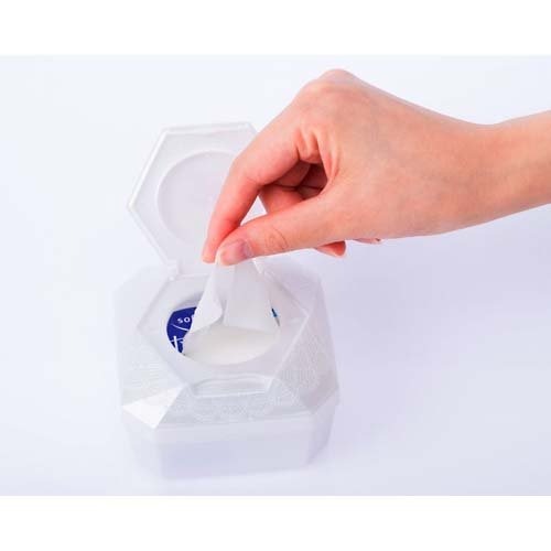 KOSE 高絲 Softymo 卸妝棉 日本 卸妝濕巾 盒裝 保濕 精油 玻尿酸 濕巾 卸妝-細節圖2