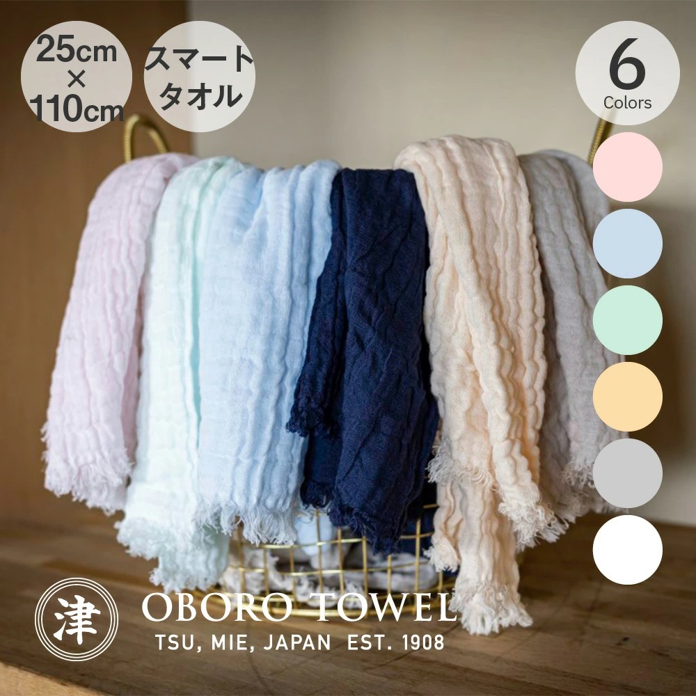 日本製 津OBORO 吸汗 速乾 戶外毛巾 三層紗 毛巾 擦汗巾 智慧毛巾 長毛巾-細節圖2