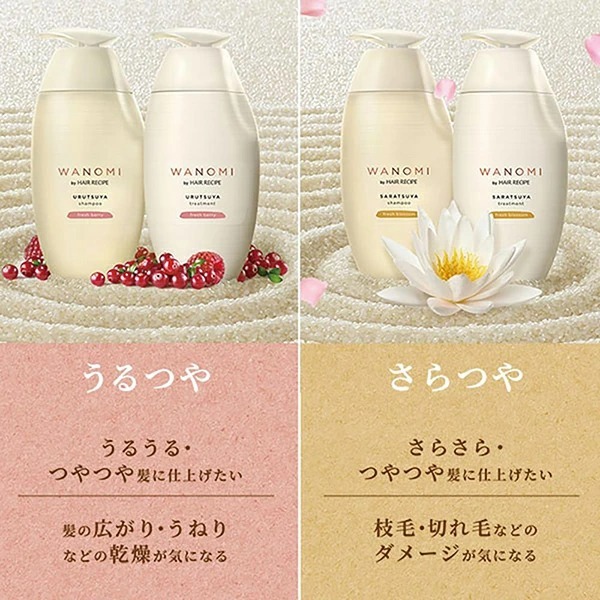 HAIR RECIPE WANOMI 和之實 米糠洗髮精 護髮素 日本境內 P&G 和の実 純米瓶-細節圖3