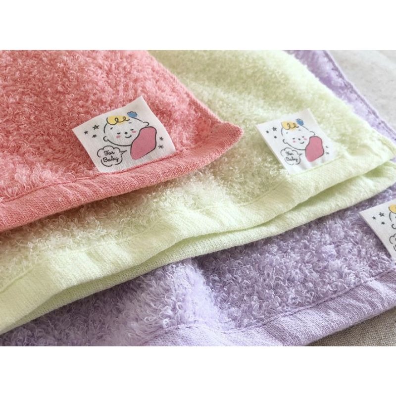 日本製 津OBORO 嬰兒毛巾 新生兒 純棉 方巾 口水巾 快速吸水 紗布巾 親膚 敏感肌-細節圖4