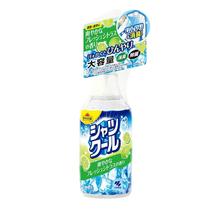 日本 小林製藥 熱對策 COOL 衣物 涼感噴霧 除臭 涼爽 芳香-細節圖6