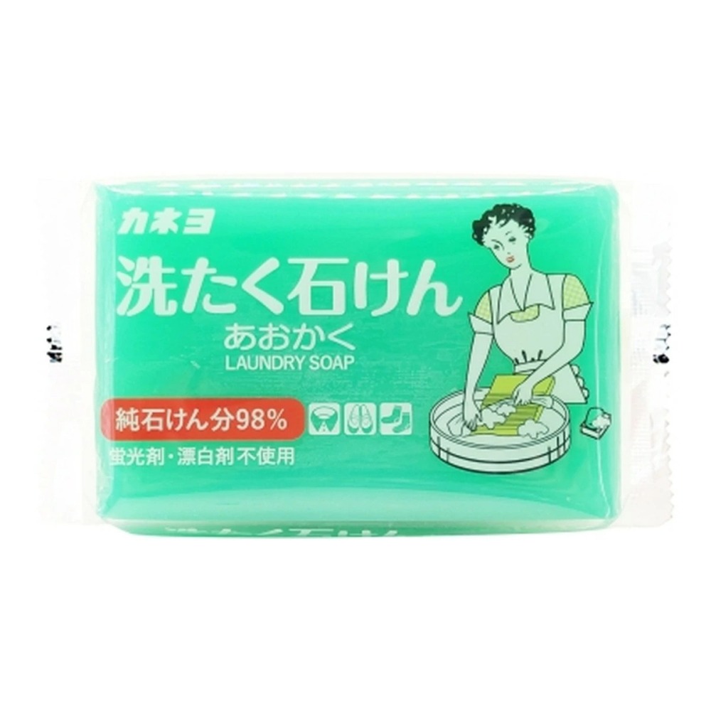 日本 KANEYO 家耐優 家事皂 洗衣皂 香皂 肥皂 衣領去汙皂 去油皂 抗菌防臭-細節圖3