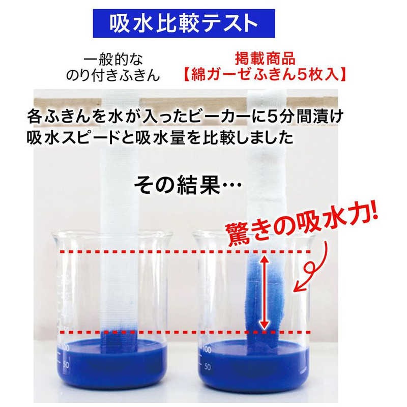 日本 SANBELM 純棉 紗布 吸水 抹布 5片入 廚房抹布 清潔布 洗碗布 家事巾 擦拭布 居家清潔布 吸水-細節圖4