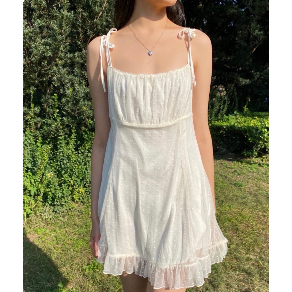 Brandy Melville Marie Polka Dots Dress-細節圖2