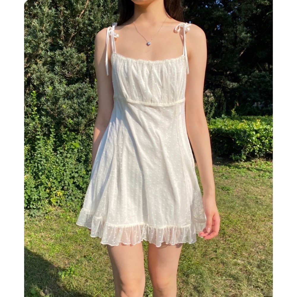 Brandy Melville Marie Polka Dots Dress-細節圖3