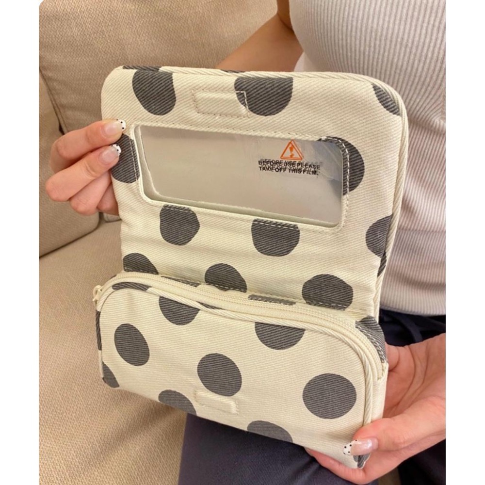 Brandy Melville Polka Dot Makeup Bag-細節圖2