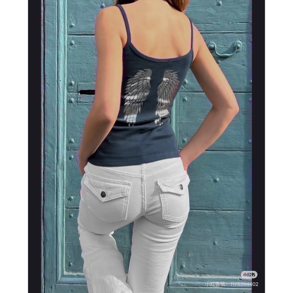 Subdued Tank Top With Wings-細節圖6