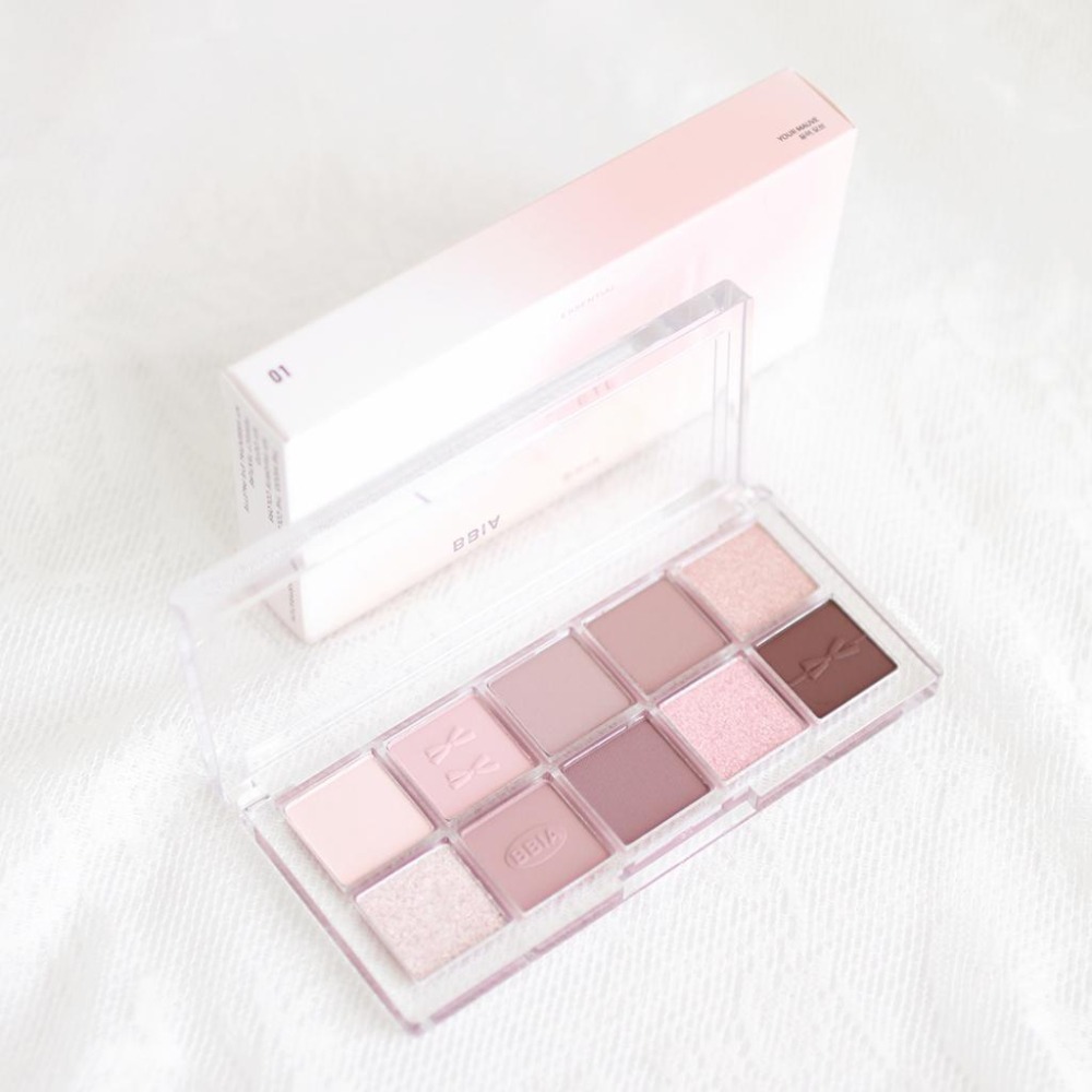 【韓氏愛美】BBIA 蝴蝶結全新10色眼影盤 3色 日常妝容 派對宴會 超顯色 粉質細膩 眼影盤-細節圖2