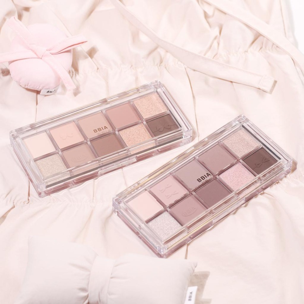 【韓氏愛美】BBIA 蝴蝶結全新10色眼影盤 3色 日常妝容 派對宴會 超顯色 粉質細膩 眼影盤-細節圖4