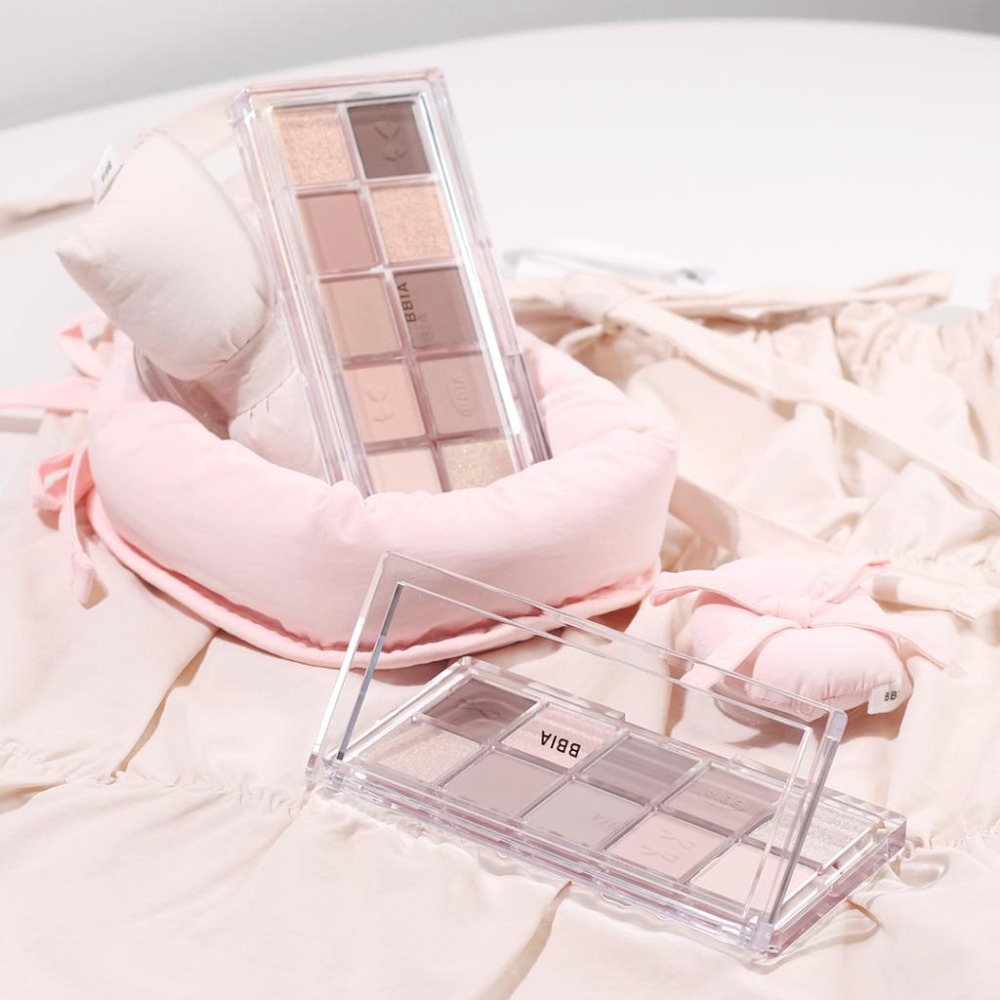 【韓氏愛美】BBIA 蝴蝶結全新10色眼影盤 3色 日常妝容 派對宴會 超顯色 粉質細膩 眼影盤-細節圖6