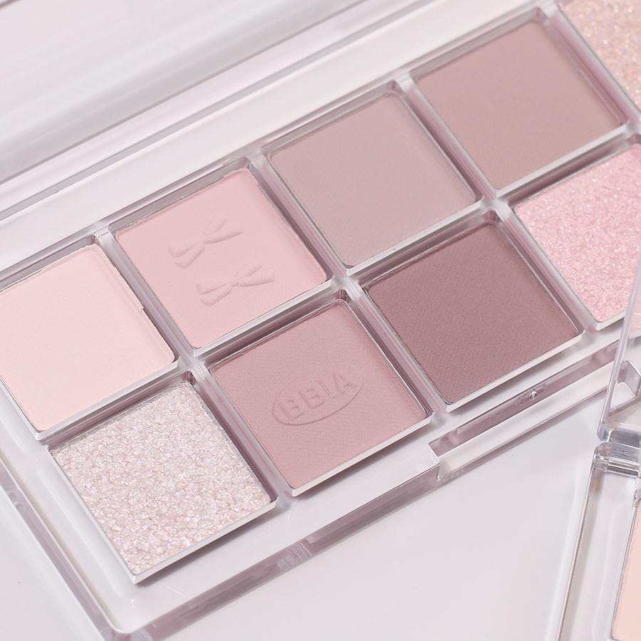 【韓氏愛美】BBIA 蝴蝶結全新10色眼影盤 3色 日常妝容 派對宴會 超顯色 粉質細膩 眼影盤-細節圖7