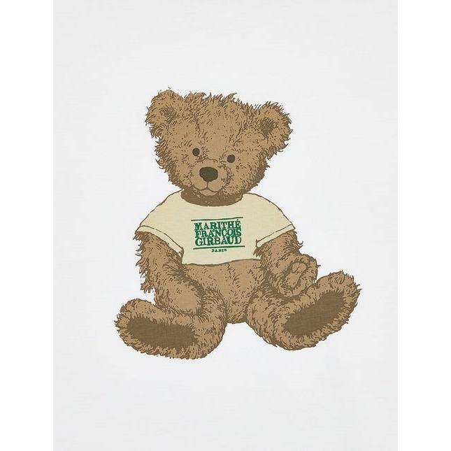 【韓氏愛美】MARITHE 小熊T恤 短袖 白色 MFG 小熊 韓國熱銷-細節圖4