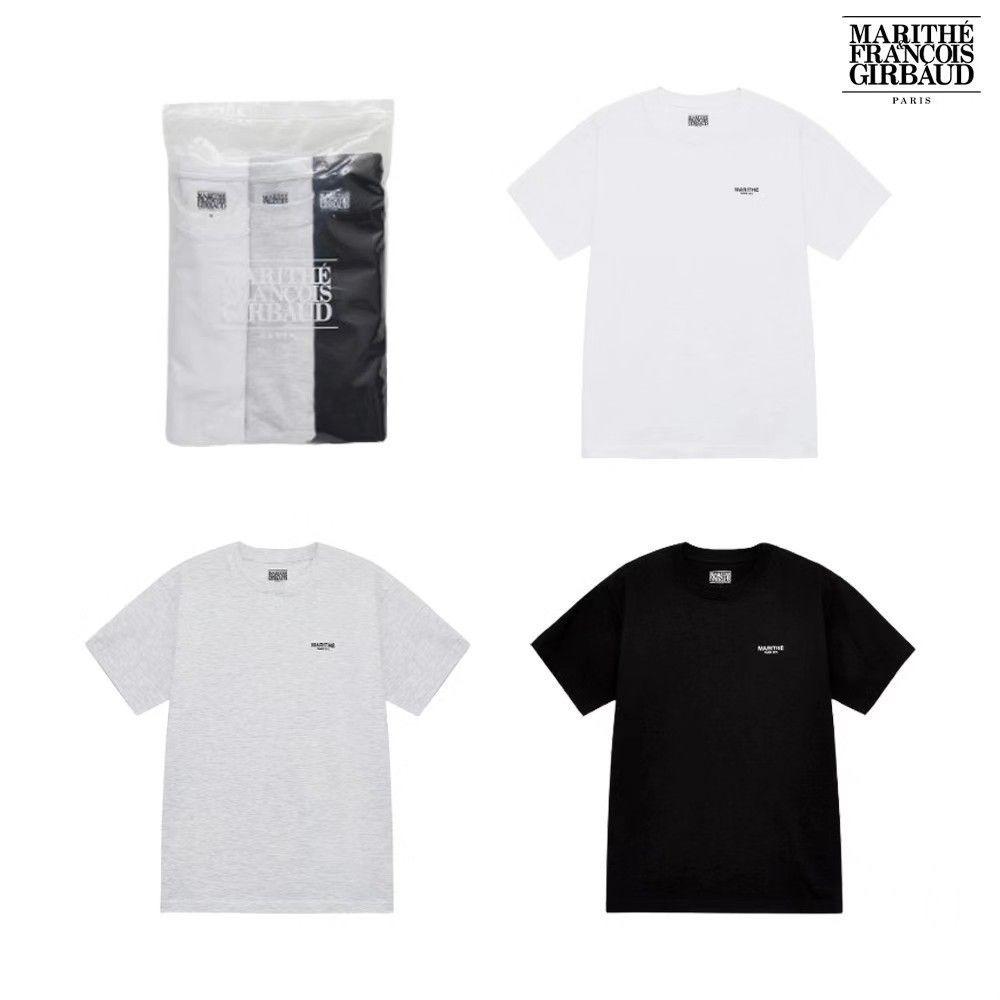 【韓氏愛美】MARITHE 三件組 短T 台灣現貨快速出貨 MFG SHIRT T恤 免稅店購入 男女同款 中性款-細節圖6