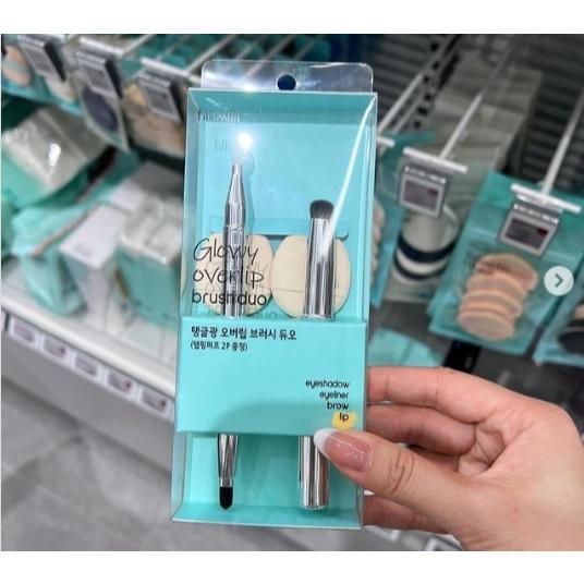 【韓氏愛美】Fillimilli 雙頭水光唇專用唇刷 便攜脣刷四入組 嘟嘟唇 矽膠唇刷 雙頭 唇刷 水光-細節圖2