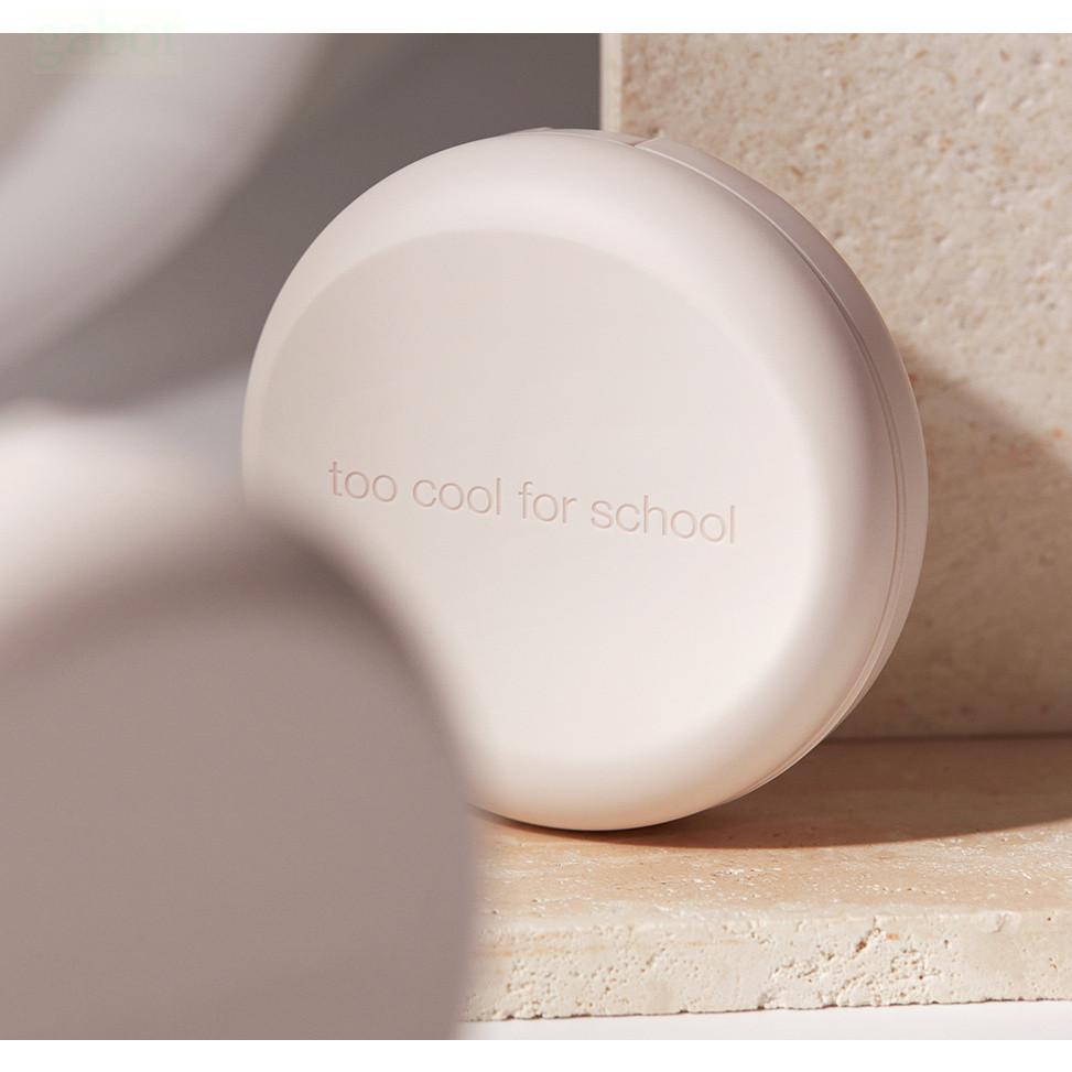 【韓氏愛美】too cool for school 新款 定妝遮瑕氣墊粉餅 1殼1芯 氣墊 粉餅 1+1 遮瑕 升級版-細節圖4