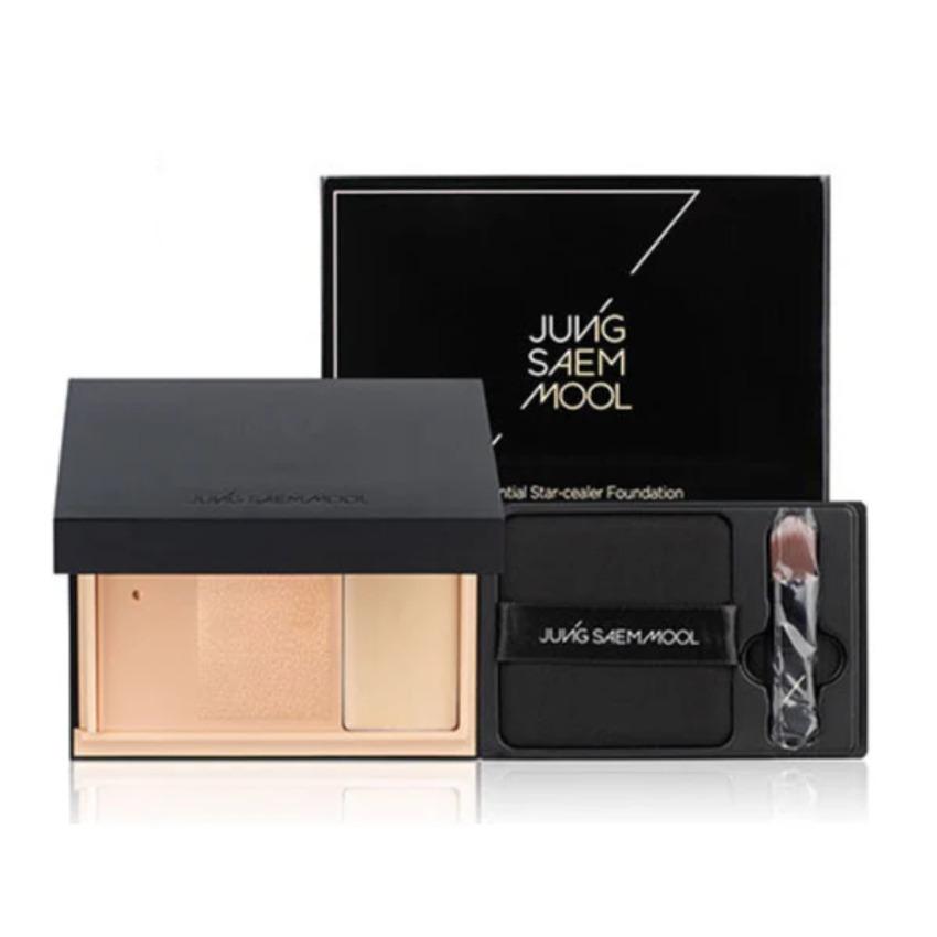 【韓氏愛美】Jung saem mool 鄭瑄茉 明星遮瑕雙效粉底盤 遮瑕粉底霜 遮瑕膏 粉底液-細節圖5