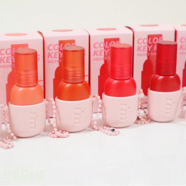 【韓氏愛美】I＇M MEME 我愛奶霜柔霧唇釉 霧面小水壺 color key ring velvet lip-細節圖3