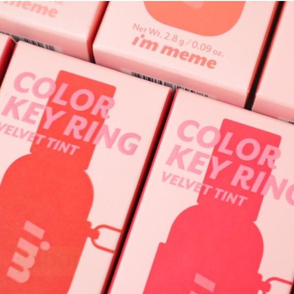 【韓氏愛美】I＇M MEME 我愛奶霜柔霧唇釉 霧面小水壺 color key ring velvet lip-細節圖4