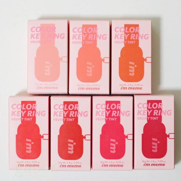 【韓氏愛美】I＇M MEME 我愛奶霜柔霧唇釉 霧面小水壺 color key ring velvet lip-細節圖5
