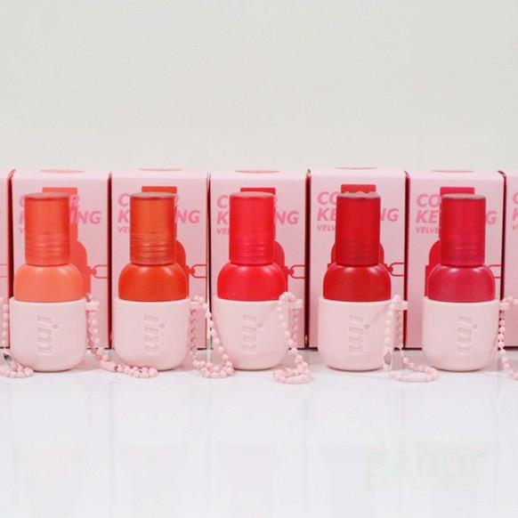 【韓氏愛美】I＇M MEME 我愛奶霜柔霧唇釉 霧面小水壺 color key ring velvet lip-細節圖7