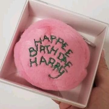 【韓氏愛美】COLLEY  哈利波特Harry Potter 生日快樂系列 生日蛋糕 零錢包 圓袋 毛毯 不銹鋼杯-細節圖2