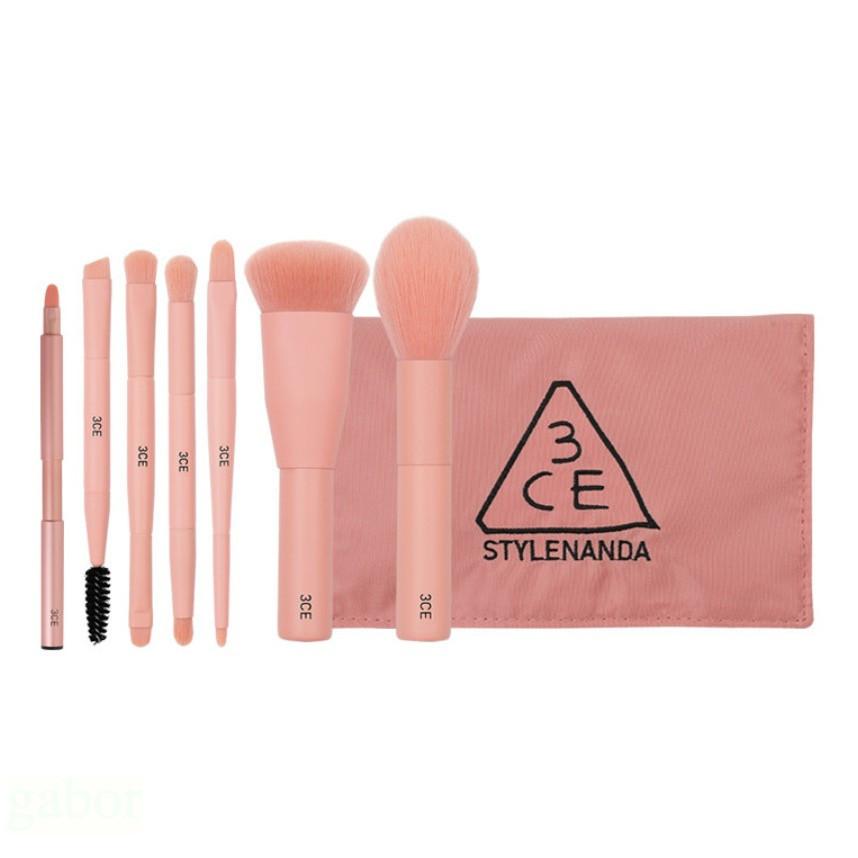 【韓氏愛美】3ce 刷具組+收納包 收納包 刷具 彩妝工具-細節圖2