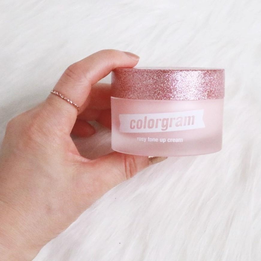 【韓氏愛美】colorgram 玫瑰調色提亮素顏霜 ROSY TONE UP CREAM 50ml-細節圖4