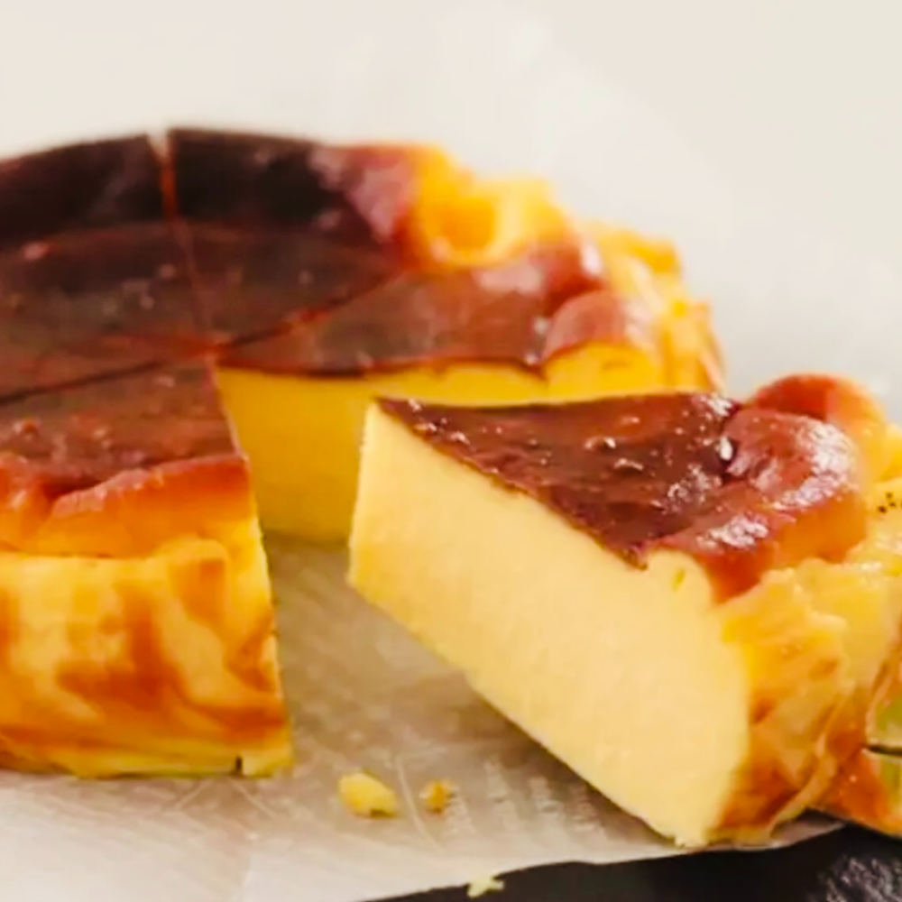 【無糖之家】經典巴斯克乳酪蛋糕6吋560克 一顆就免運 第二顆再折100 無砂糖無麵粉無麩質-細節圖2