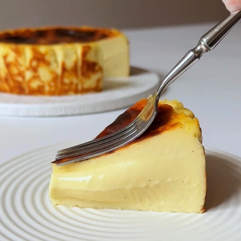 【無糖之家】香草巴斯克乳酪蛋糕6吋580克 一顆就免運 第二顆再折100 無加砂糖無麵粉無麩質-細節圖2