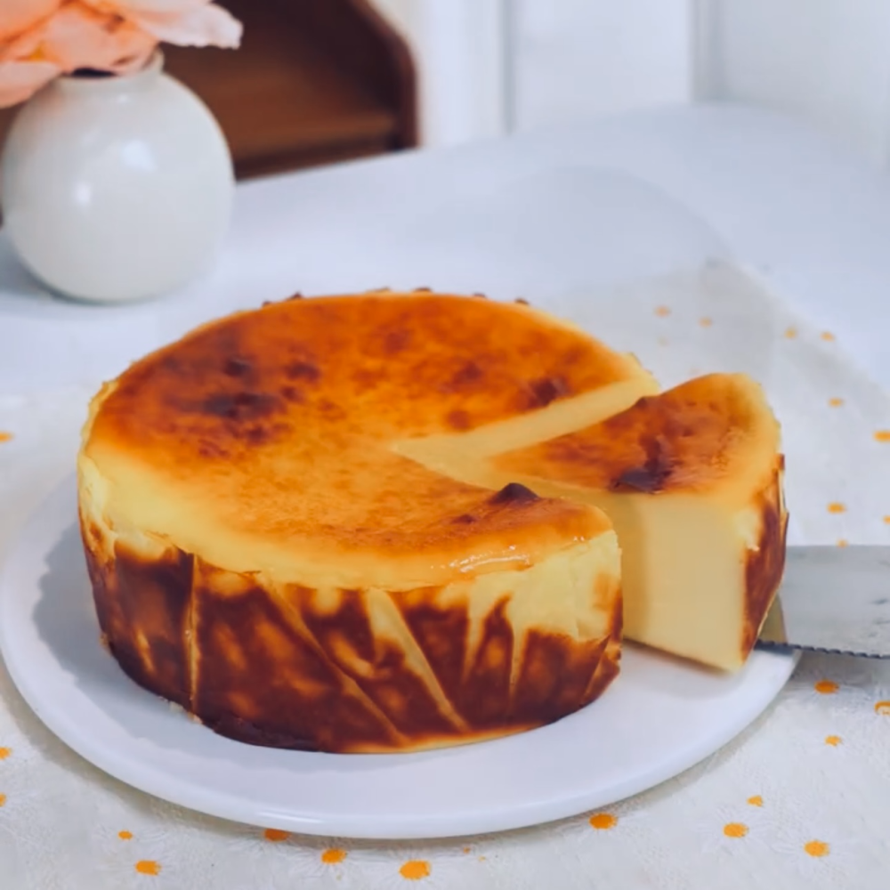 【無糖之家】椰香巴斯克乳酪蛋糕6吋580克 一顆就免運 第二顆再折100 無加砂糖無麵粉無麩質-細節圖2
