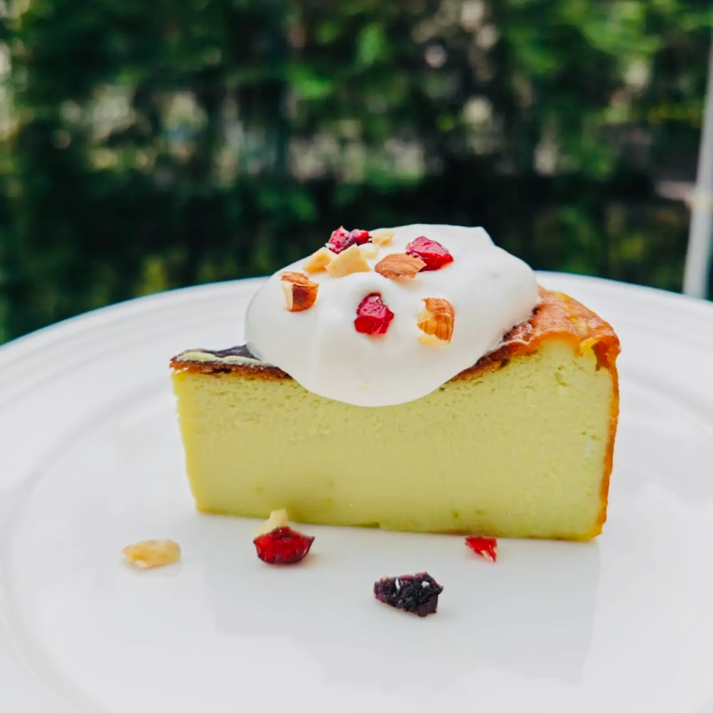 【無糖之家】柚香金萱巴斯克乳酪蛋糕6吋580克 一顆就免運 第二顆再折100 無加砂糖無麵粉無麩質-細節圖2