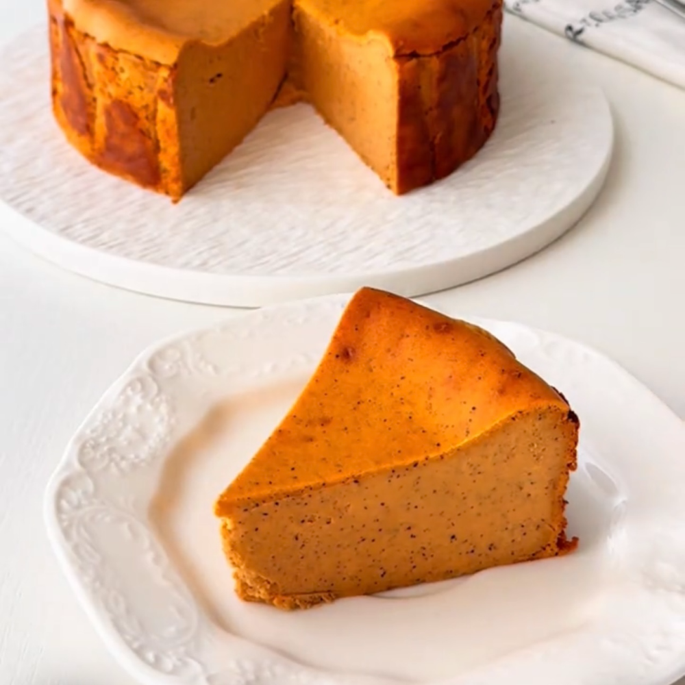 【無糖之家】泰式奶茶巴斯克乳酪蛋糕6吋580克 一顆就免運 第二顆再折100 無加砂糖無麵粉無麩質-細節圖2