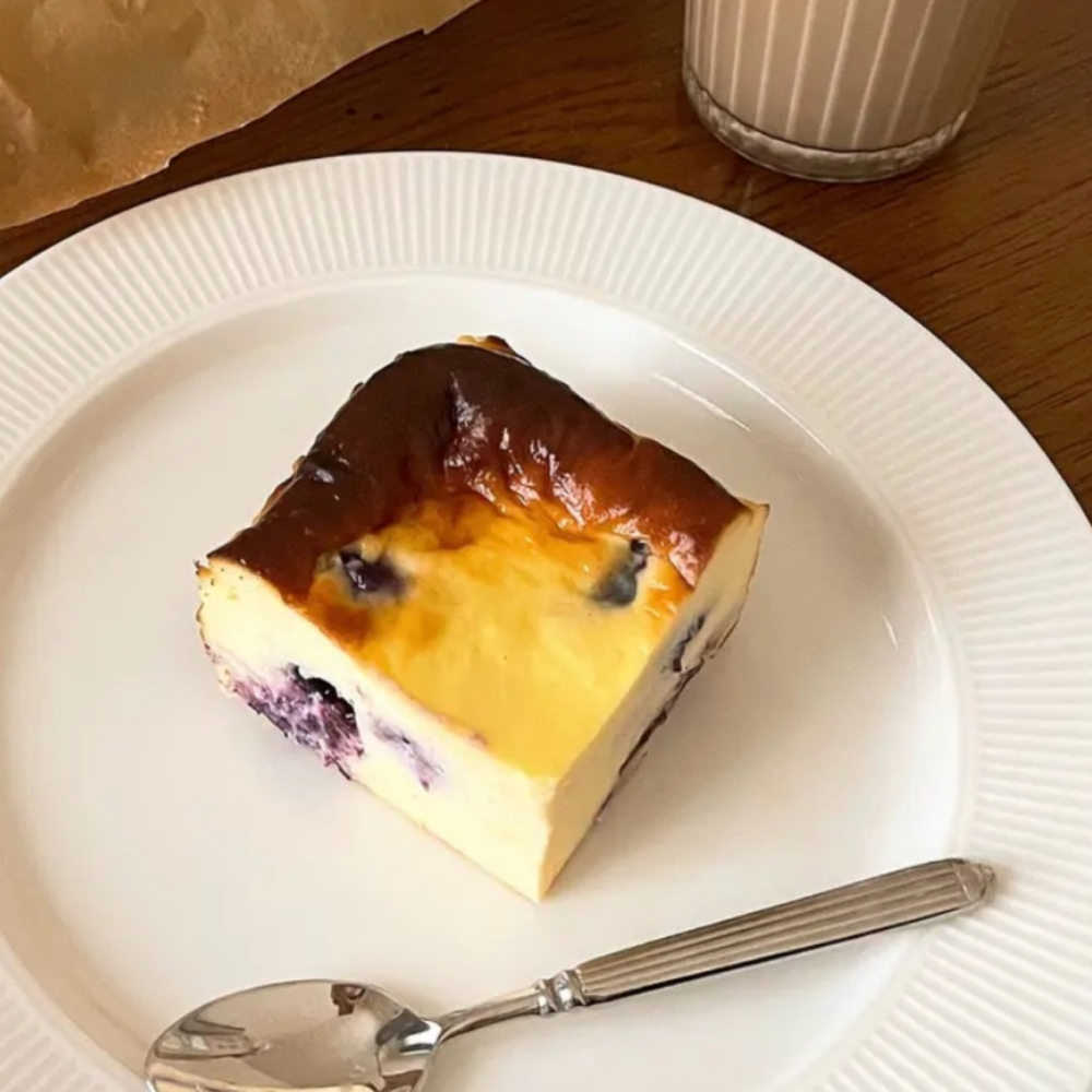 【無糖之家】藍莓巴斯克乳酪蛋糕6吋600克 一顆就免運 第二顆再折100 無加砂糖無麵粉無麩質-細節圖2