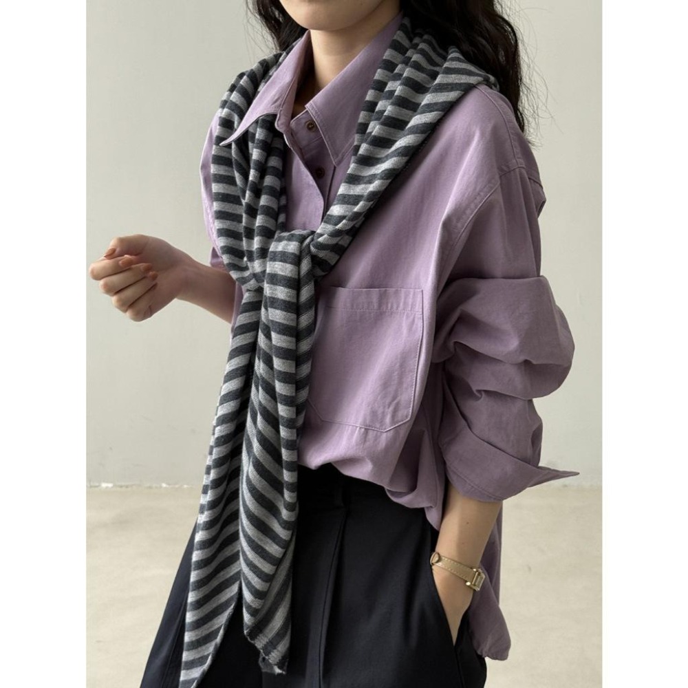 慵懶針織別致披肩 百搭斗篷外搭披巾 *5色 | kukuta-細節圖3