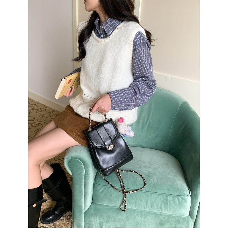 早秋穿搭 6%羊毛 鏤空圓領針織背心 小眾設計疊穿馬甲 *4色 | kukuta-細節圖4