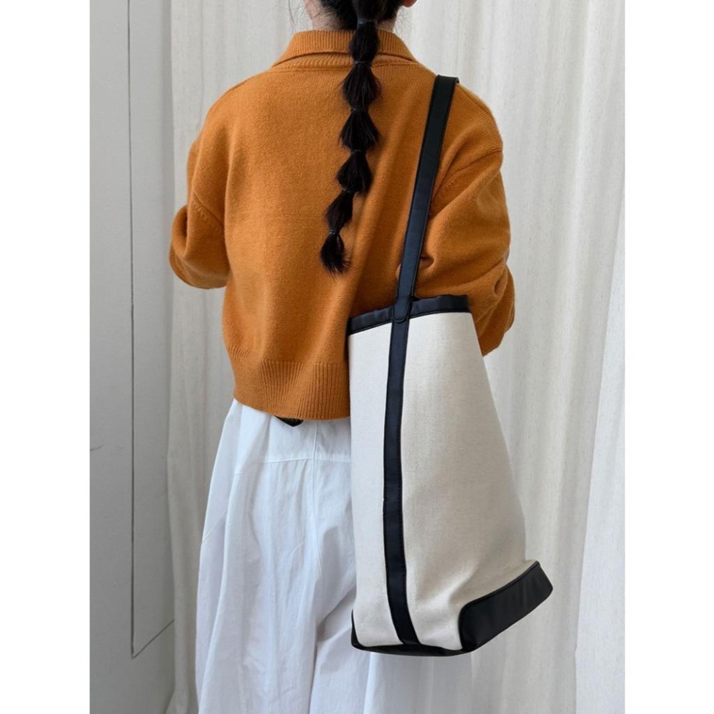 現+預 短版雙拉鏈針織外套 Polo翻領毛衣外套 *4色 | kukuta-細節圖7