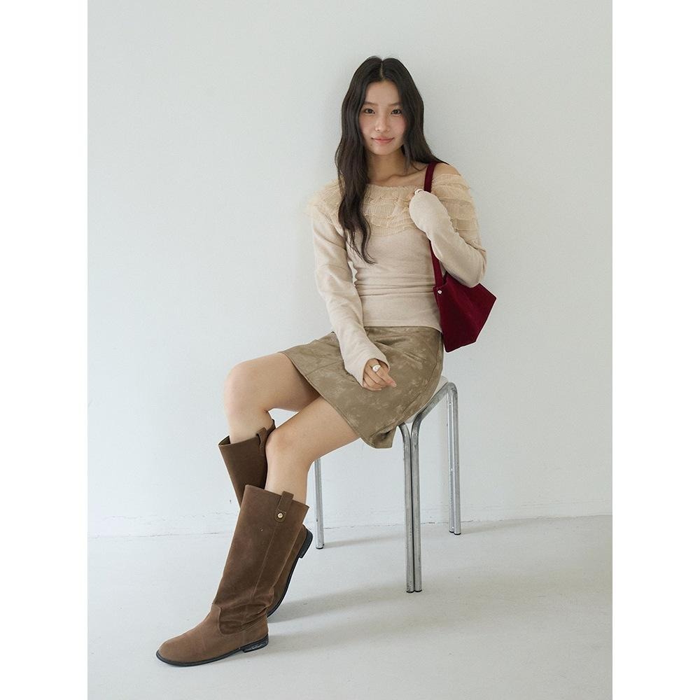 小眾設計 立體花朵長袖氣質上衣 * 2色 | kukuta-細節圖4