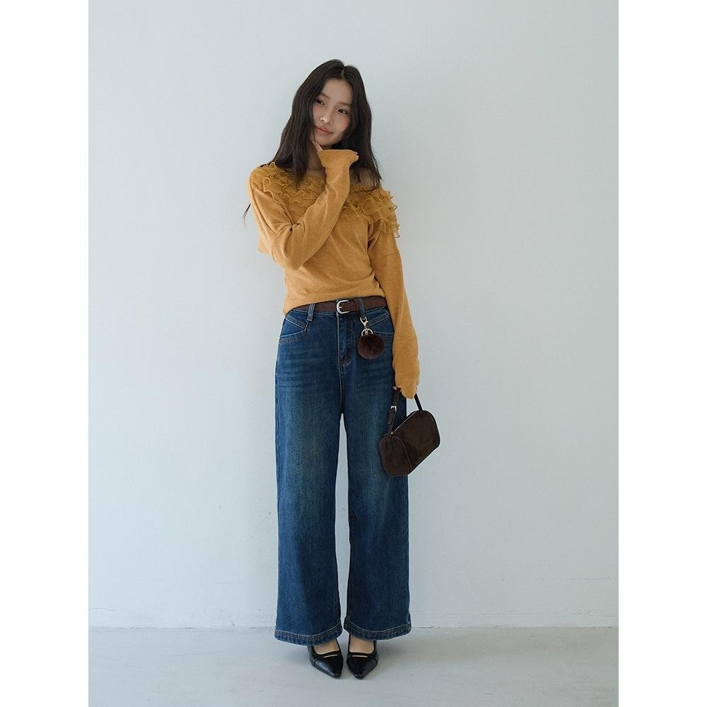 小眾設計 立體花朵長袖氣質上衣 * 2色 | kukuta-細節圖9