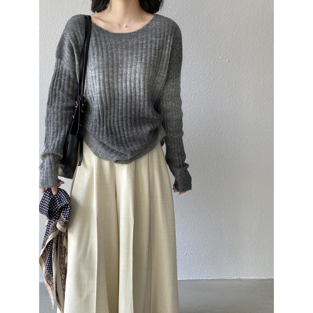 11%羊毛 彩虹漸變針織衫毛衣 *4色 | kukuta-細節圖7