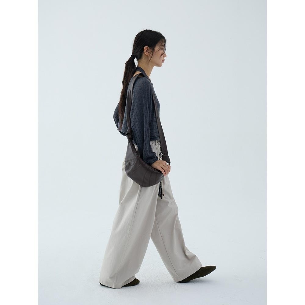 疊穿百搭 6%羊毛 長袖一字領罩衫+掛脖吊帶兩件套 *2色 | kukuta-細節圖4