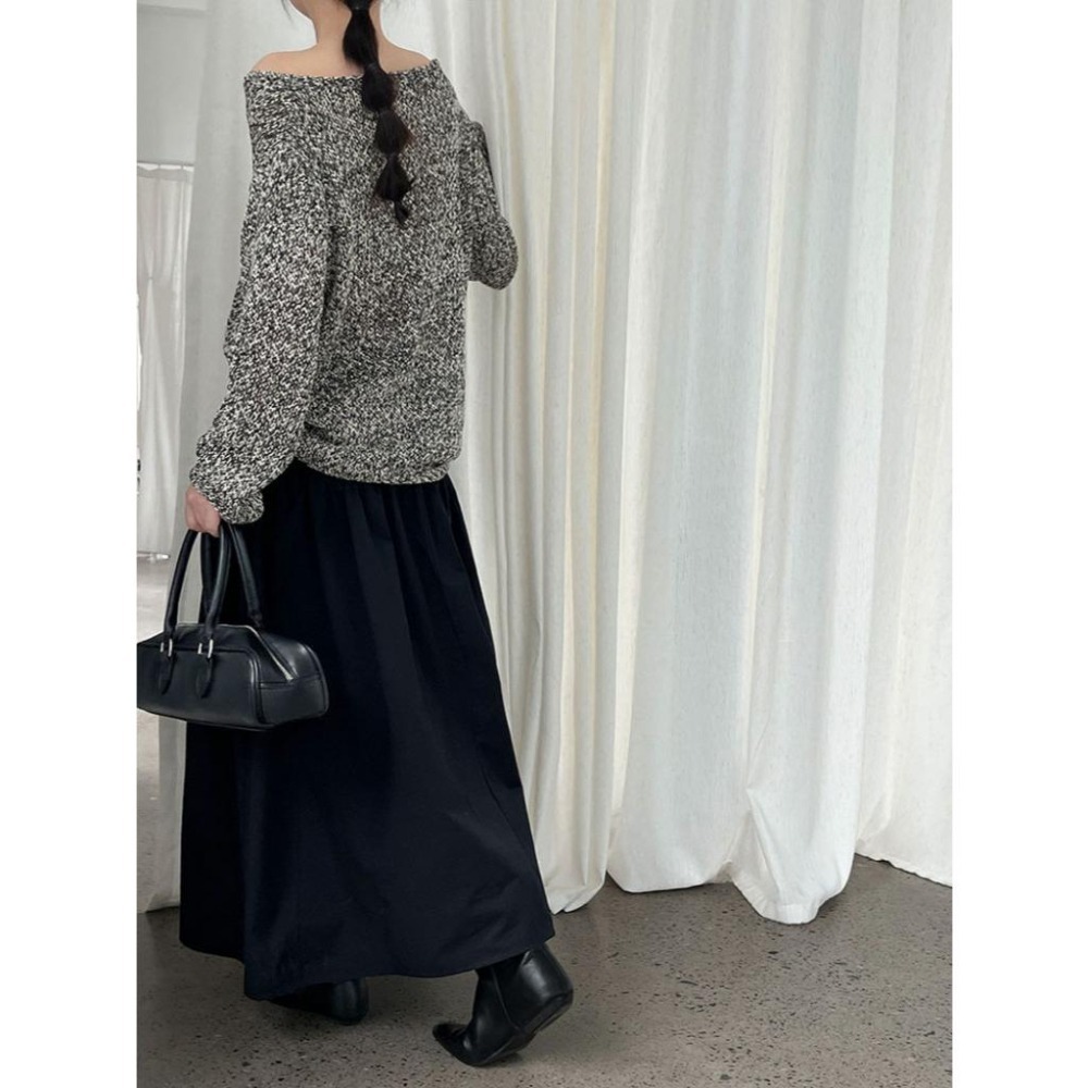 現+預 氣質顯瘦 腰封抽褶半身裙 高腰設計感顯瘦傘裙 *2色 (M-L) | kukuta-細節圖7