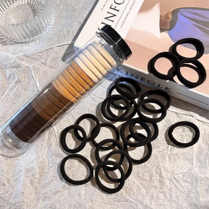 現貨 20入高彈力髮圈*2色 | kukuta-細節圖4