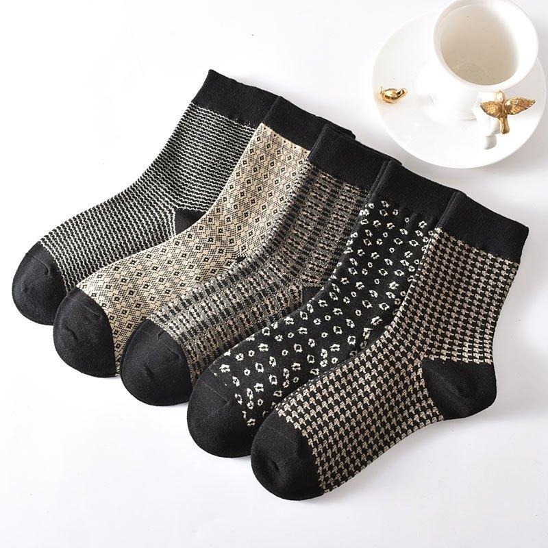 現貨 黑色英倫風中筒襪 襪子 長襪 女 *5色 | kukuta-細節圖5