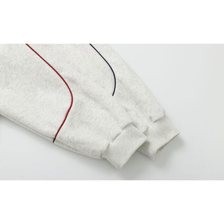 重磅380g雙色線條圓領大學T*2色(S-3XL) | kukuta-細節圖8