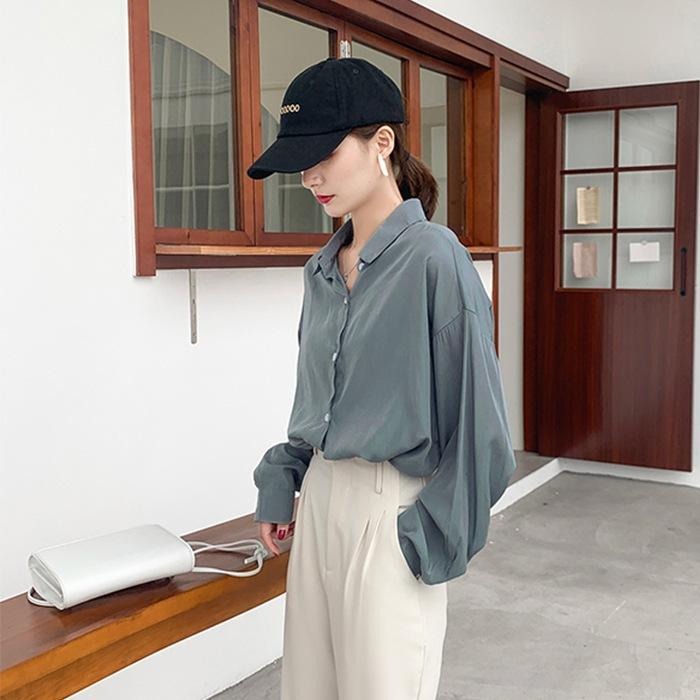 現+預 百搭寬鬆防曬襯衫*3色 | kukuta-細節圖4