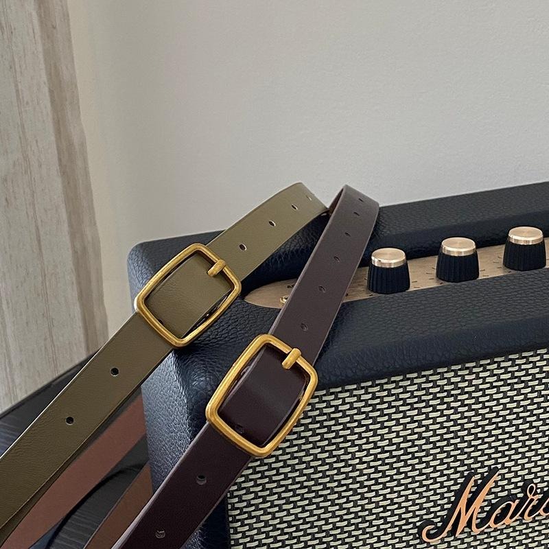 現+預 復古可調節金屬扣皮帶*2色 | kukuta-細節圖4