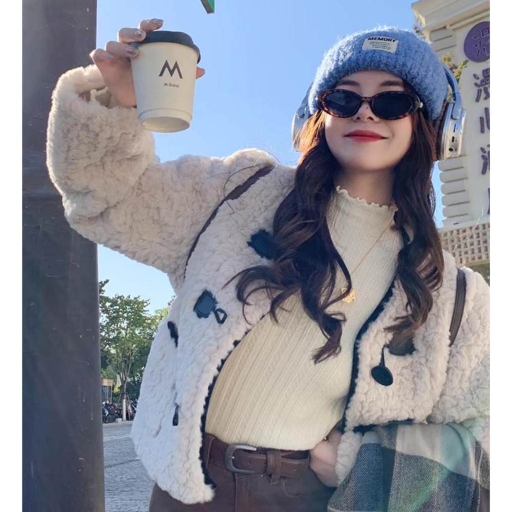 現+預 層次穿搭 半高領木耳邊內搭上衣 *8色 | kukuta-細節圖3