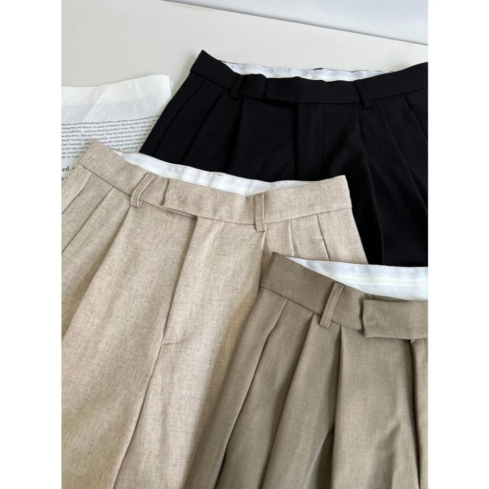 極簡垂感拖地西裝褲*3色(M-L) | kukuta-細節圖9