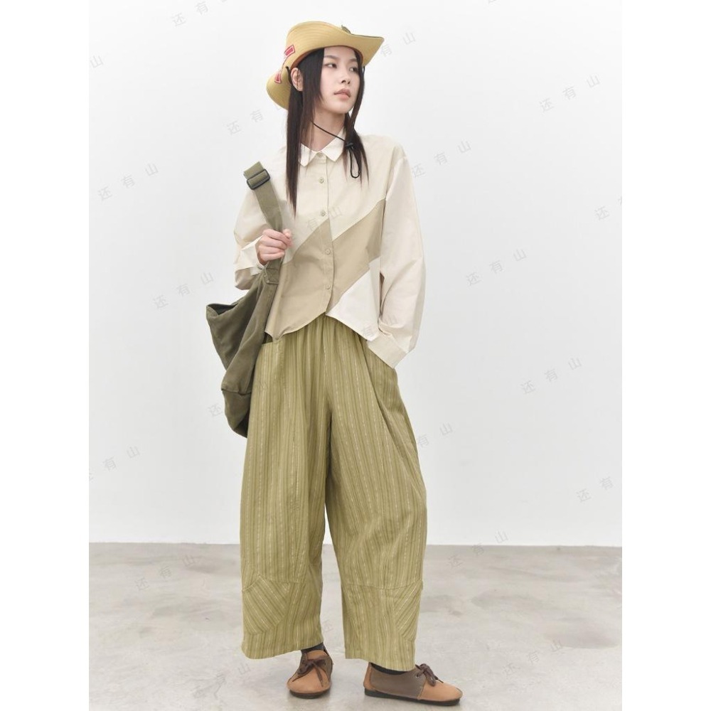 日系設計 層次漸變拼色色塊襯衫 *3色 | kukuta-細節圖2